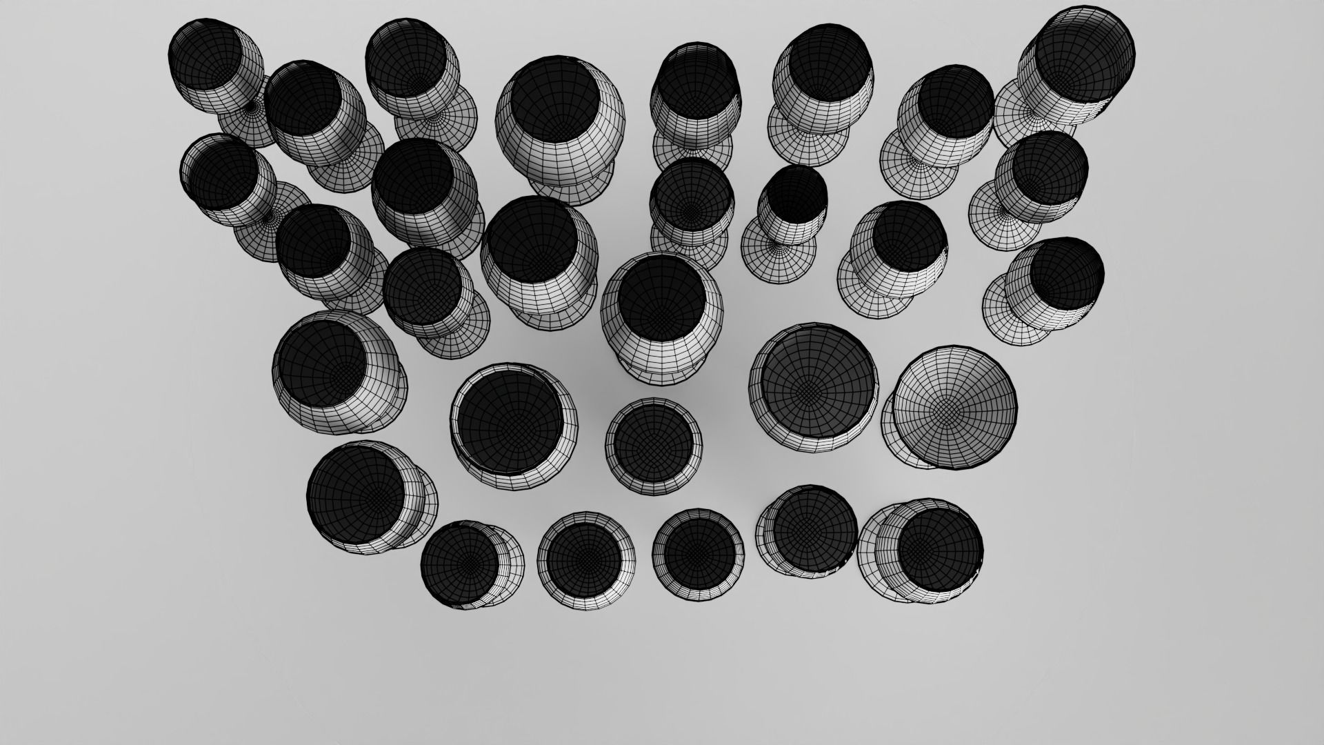 30 Wine glasses 3D Model Collection_13