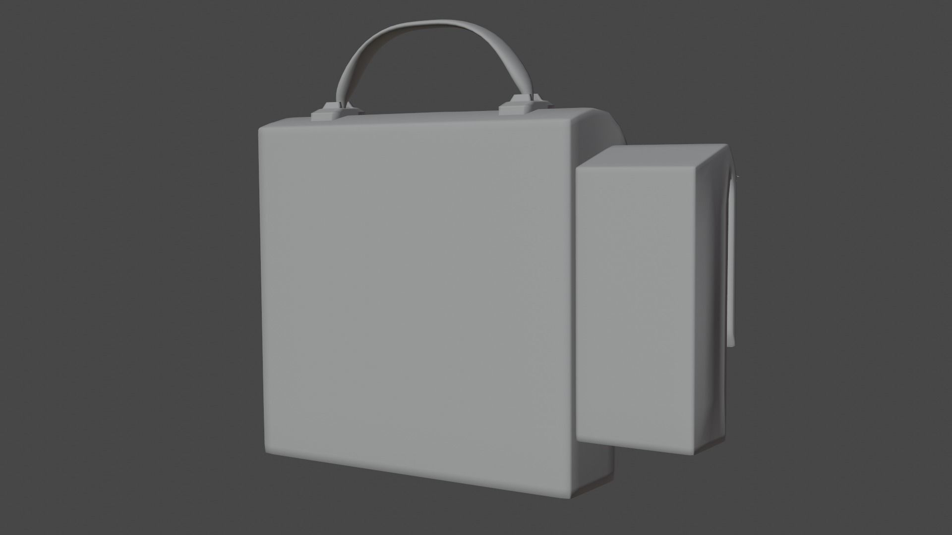 Low Poly Stylized Holiday Bag Low-poly 3D model_3