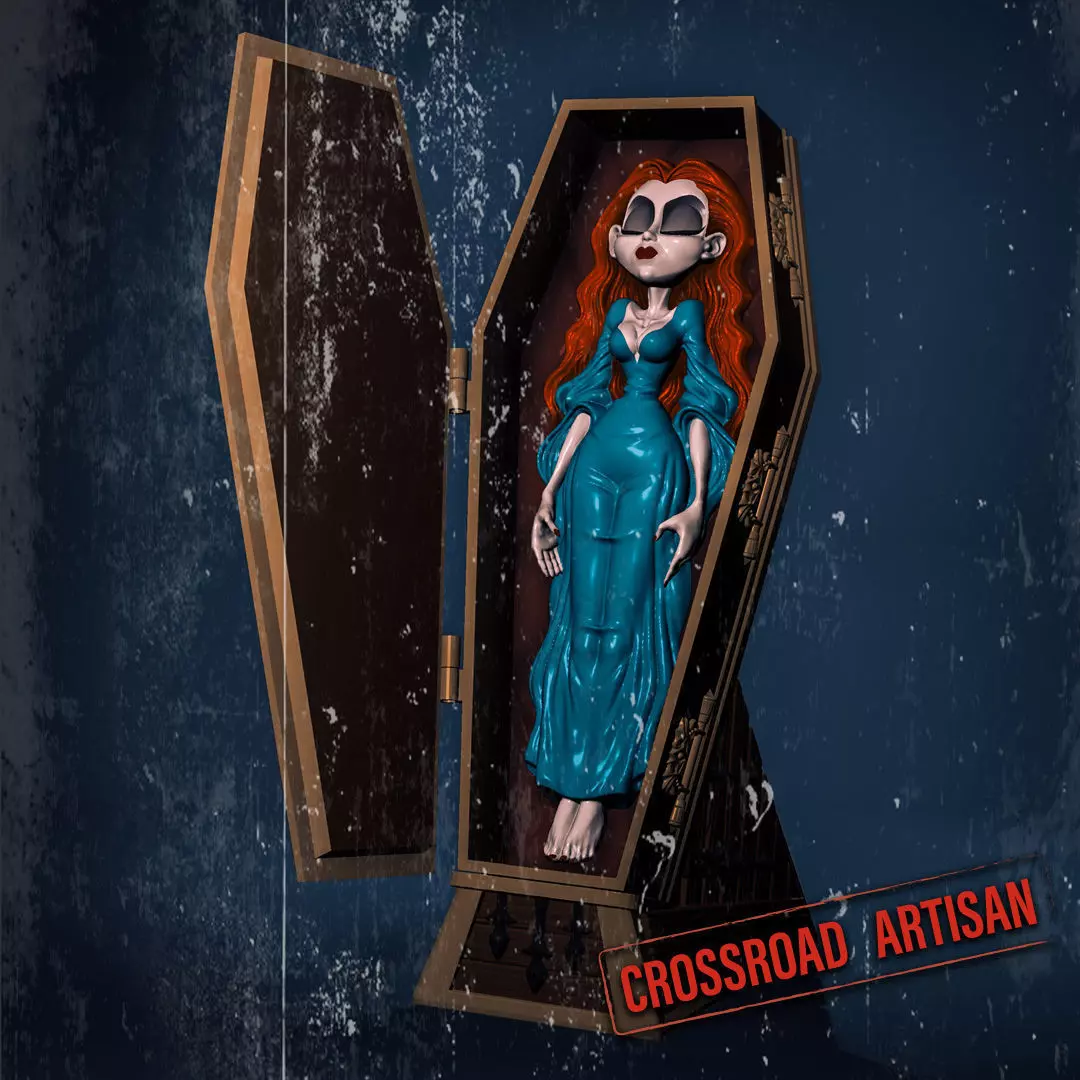 Vampire Bride Interchangeable Sculptures 3D print model