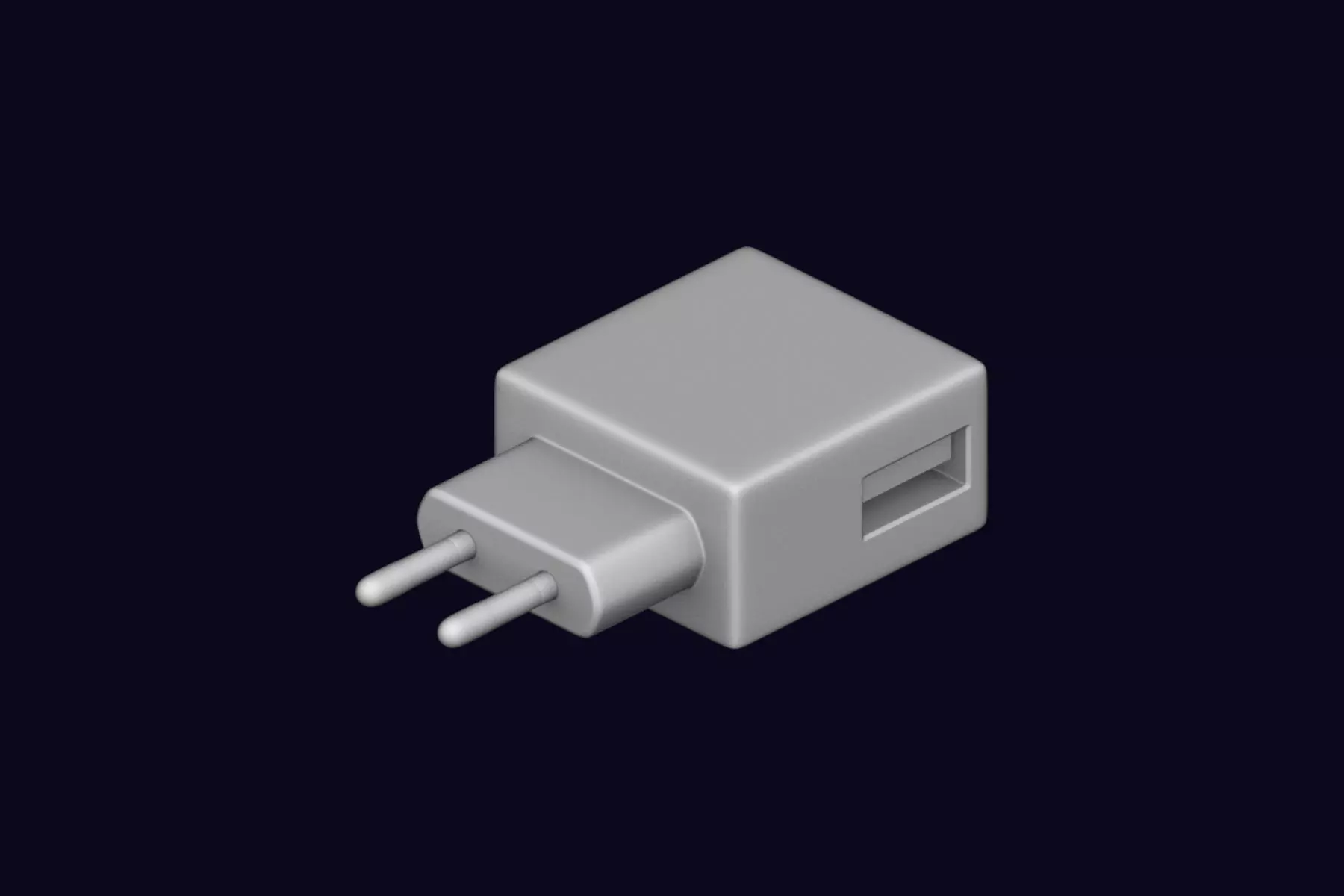 Charger Adapter 3D model_0