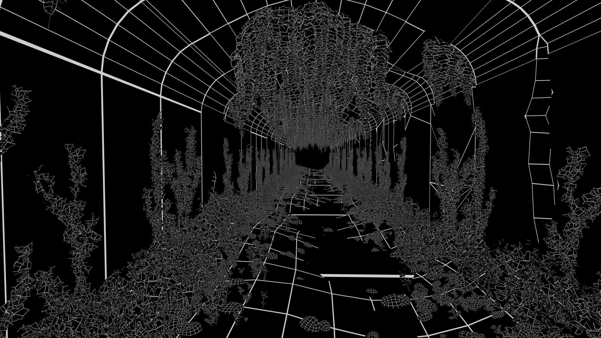 Tunnel Ruins Scene 3D model_10