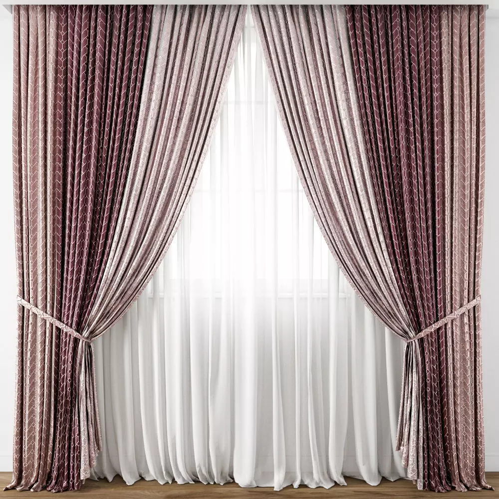 Curtain 132 3D model_0