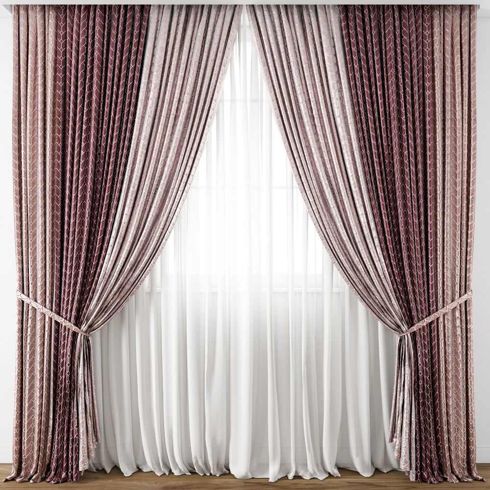 Curtain 132 3D model_3