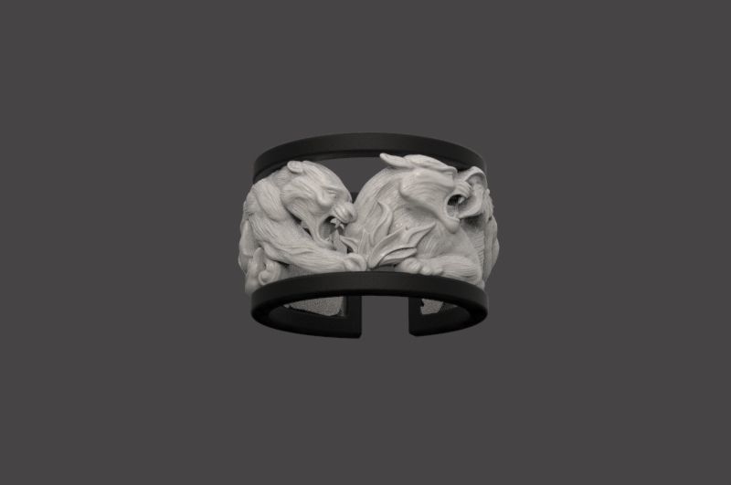 Ring Puma 3D print model_8