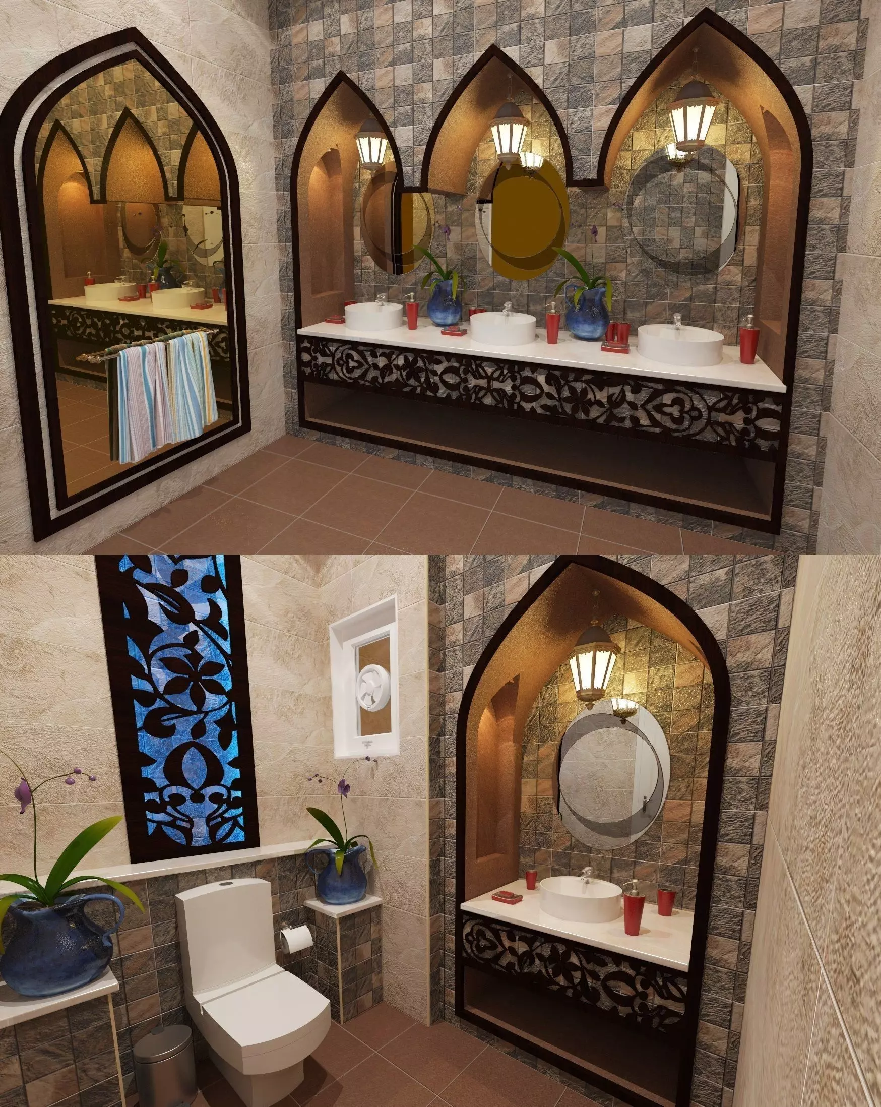 Bathroom Washroom 3D model