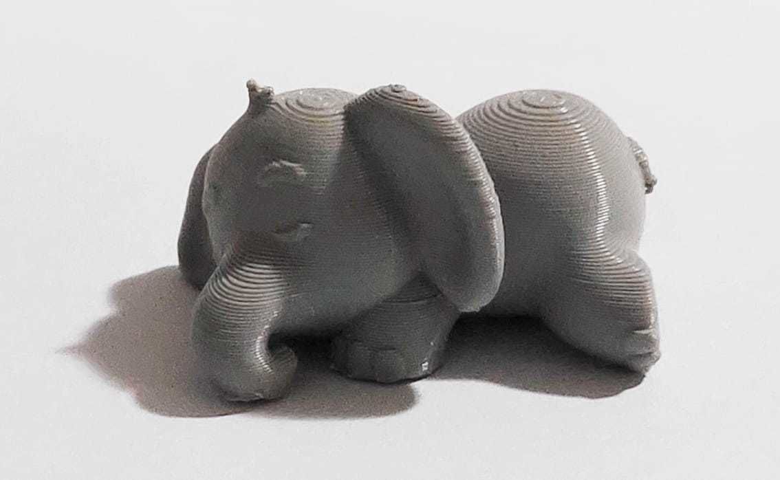 Cute Sleeping Elephant 3D print model_4