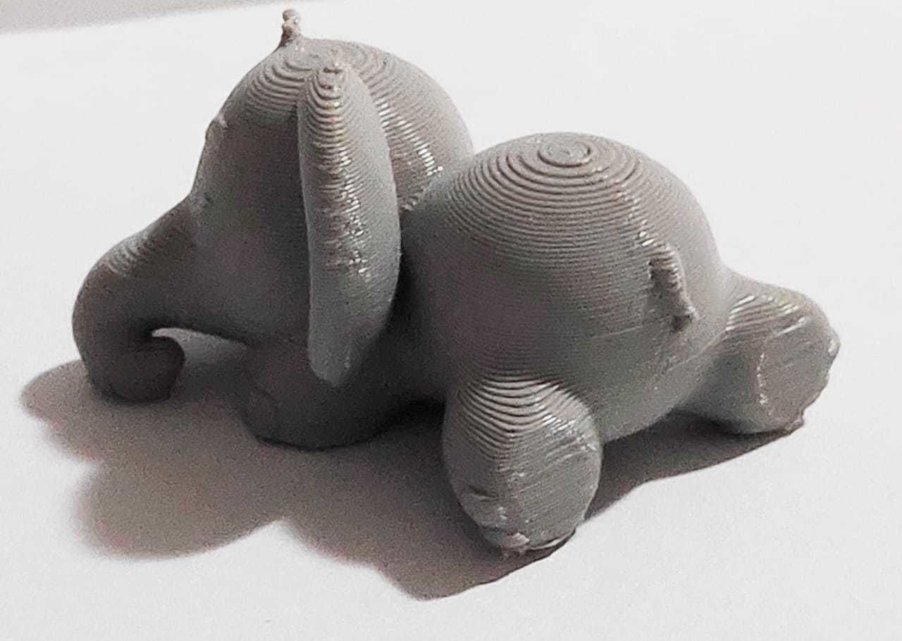 Cute Sleeping Elephant 3D print model_6