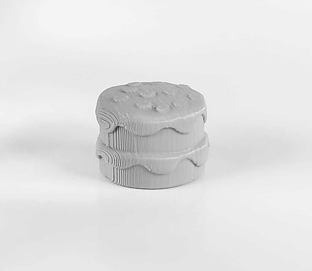 Cute Round cake 3D print model_3