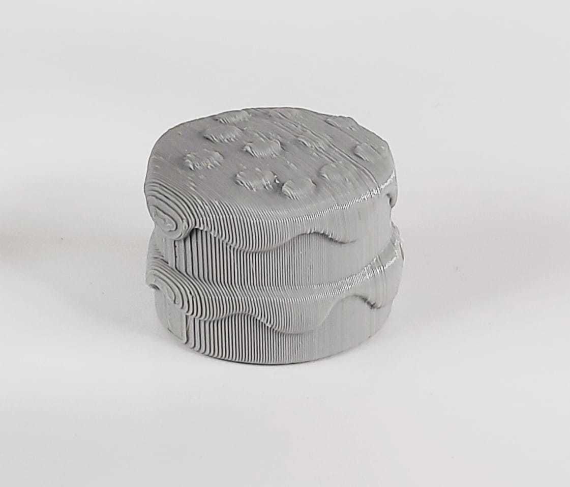 Cute Round cake 3D print model_6