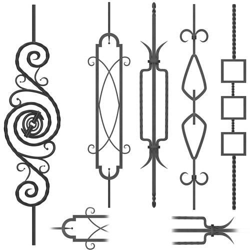 Wrought iron panel No 14 3D model