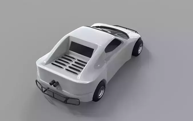 Bandolero race car 3D print model