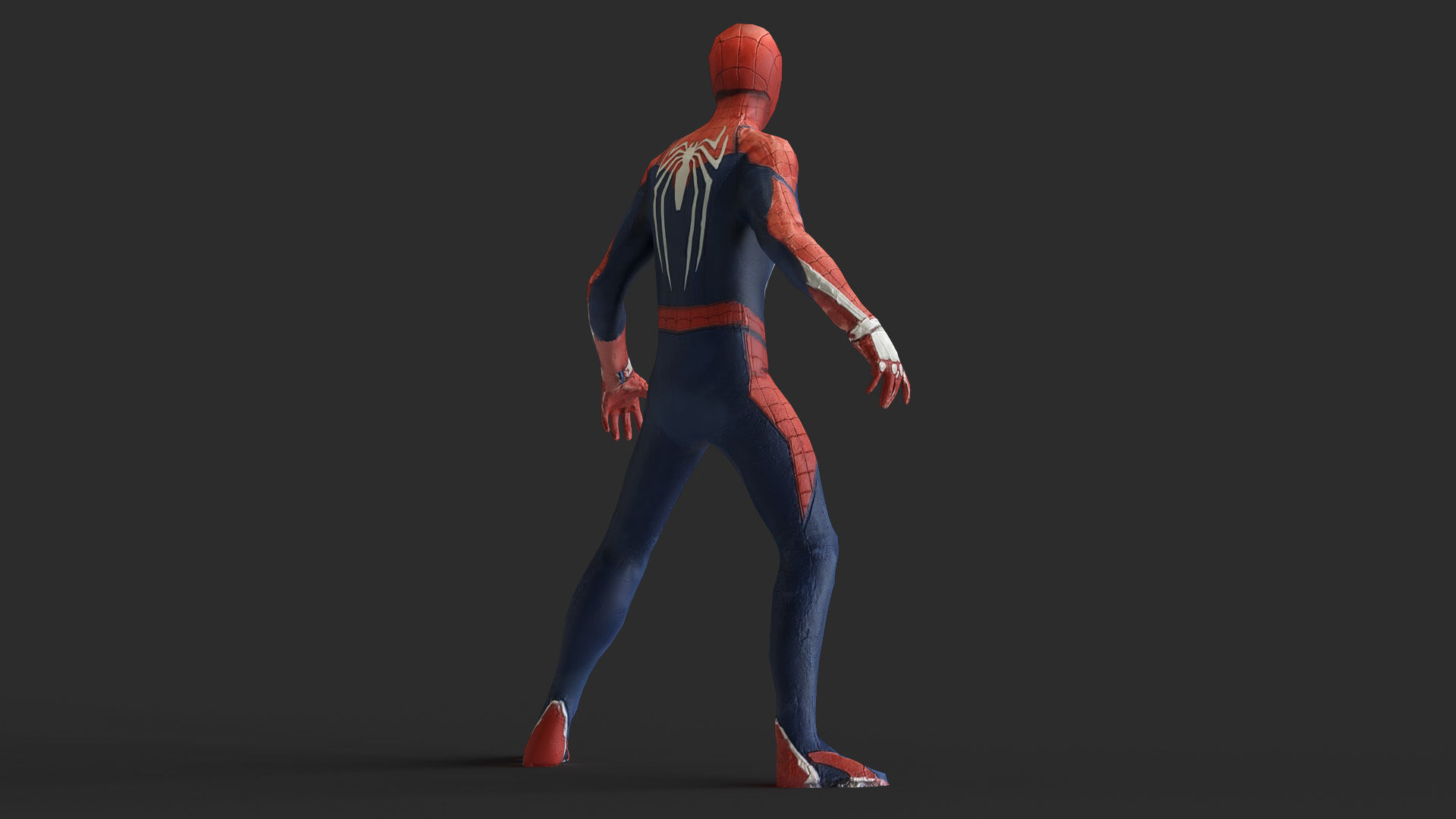 Spider Man 3d Model Scan Low-poly 3D model_5