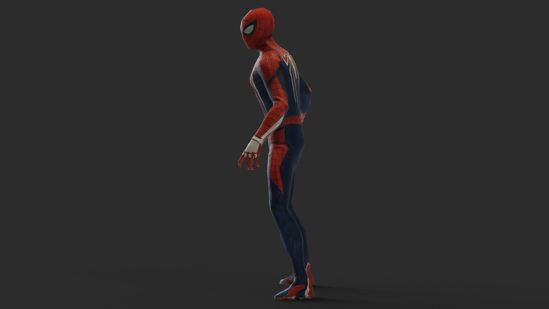 Spider Man 3d Model Scan Low-poly 3D model_21
