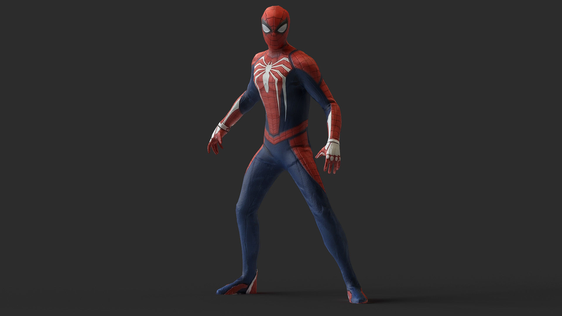 Spider Man 3d Model Scan Low-poly 3D model_17