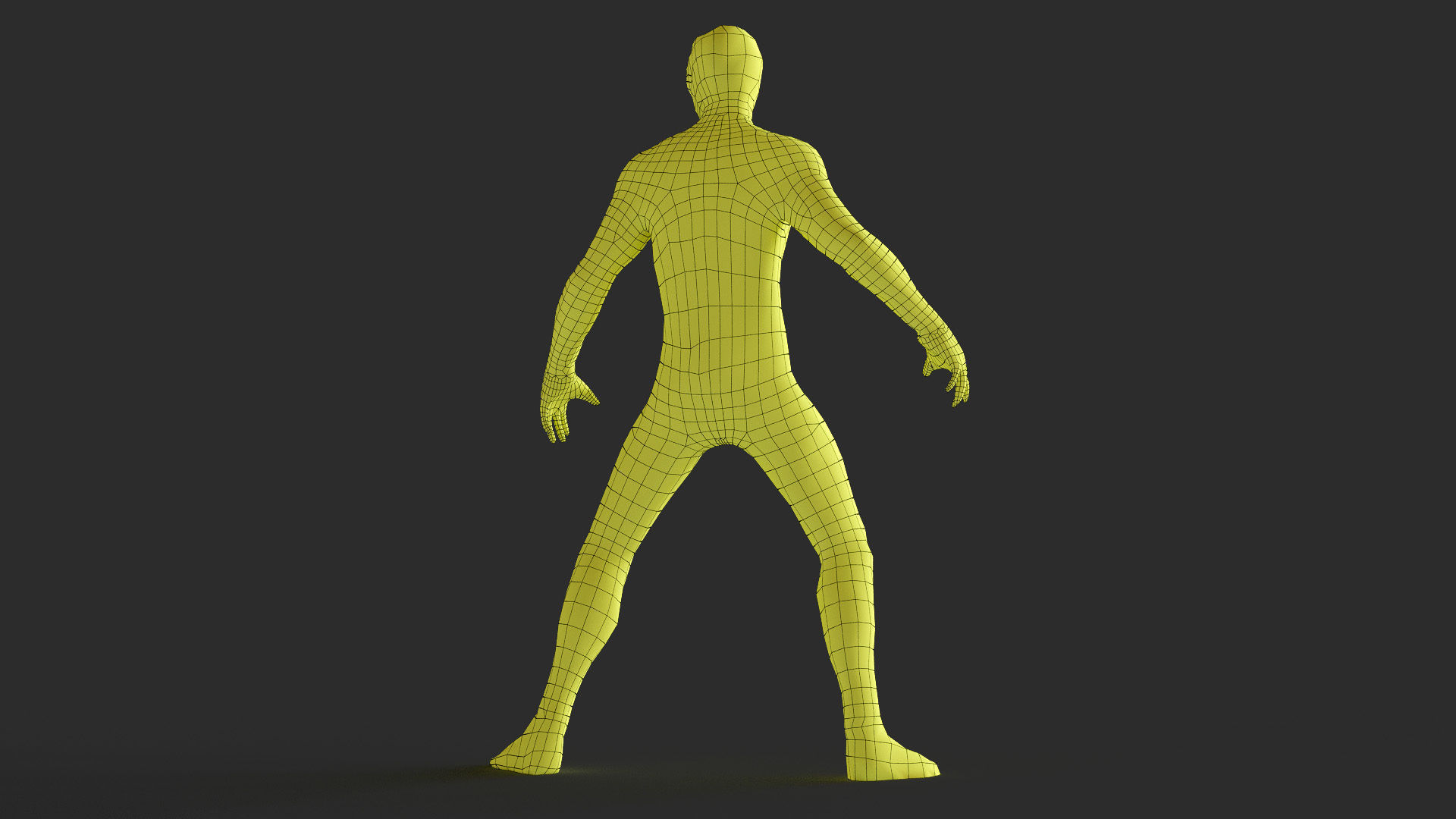 Spider Man 3d Model Scan Low-poly 3D model_29