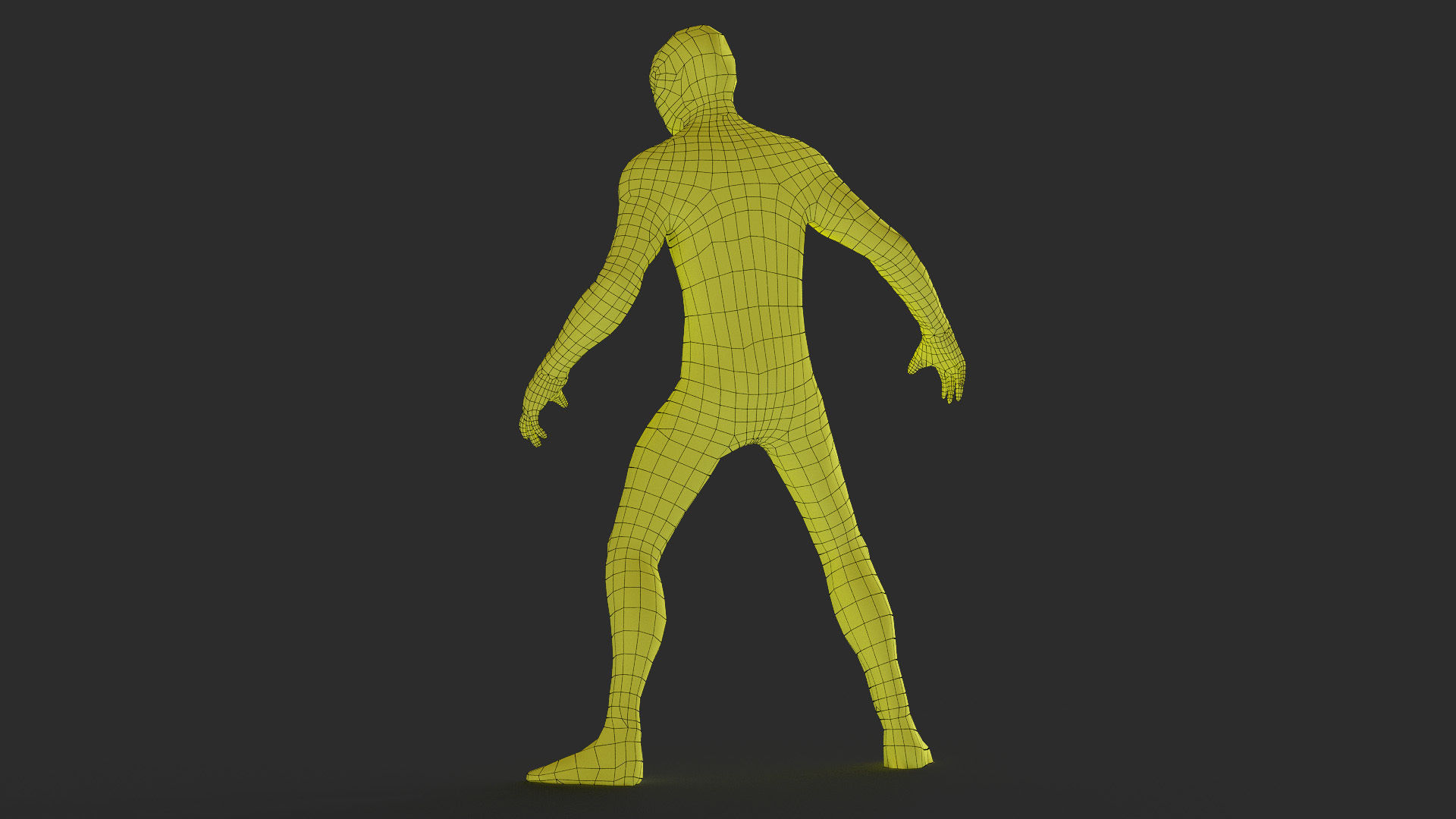 Spider Man 3d Model Scan Low-poly 3D model_39