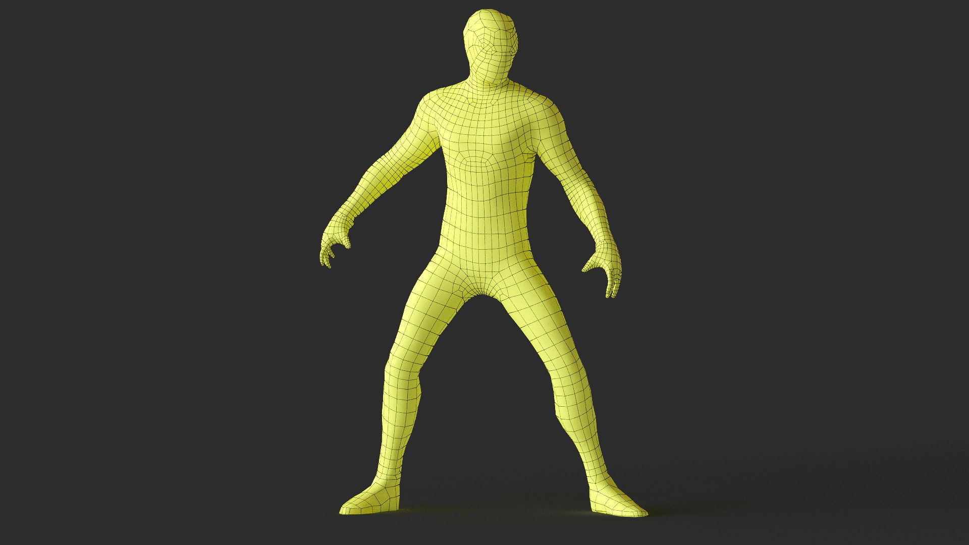 Spider Man 3d Model Scan Low-poly 3D model_34