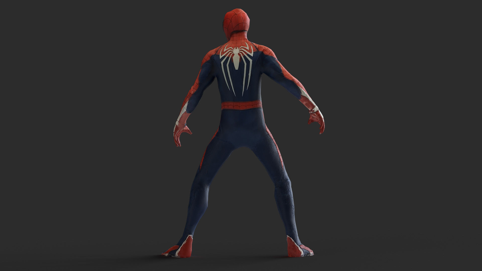 Spider Man 3d Model Scan Low-poly 3D model_27