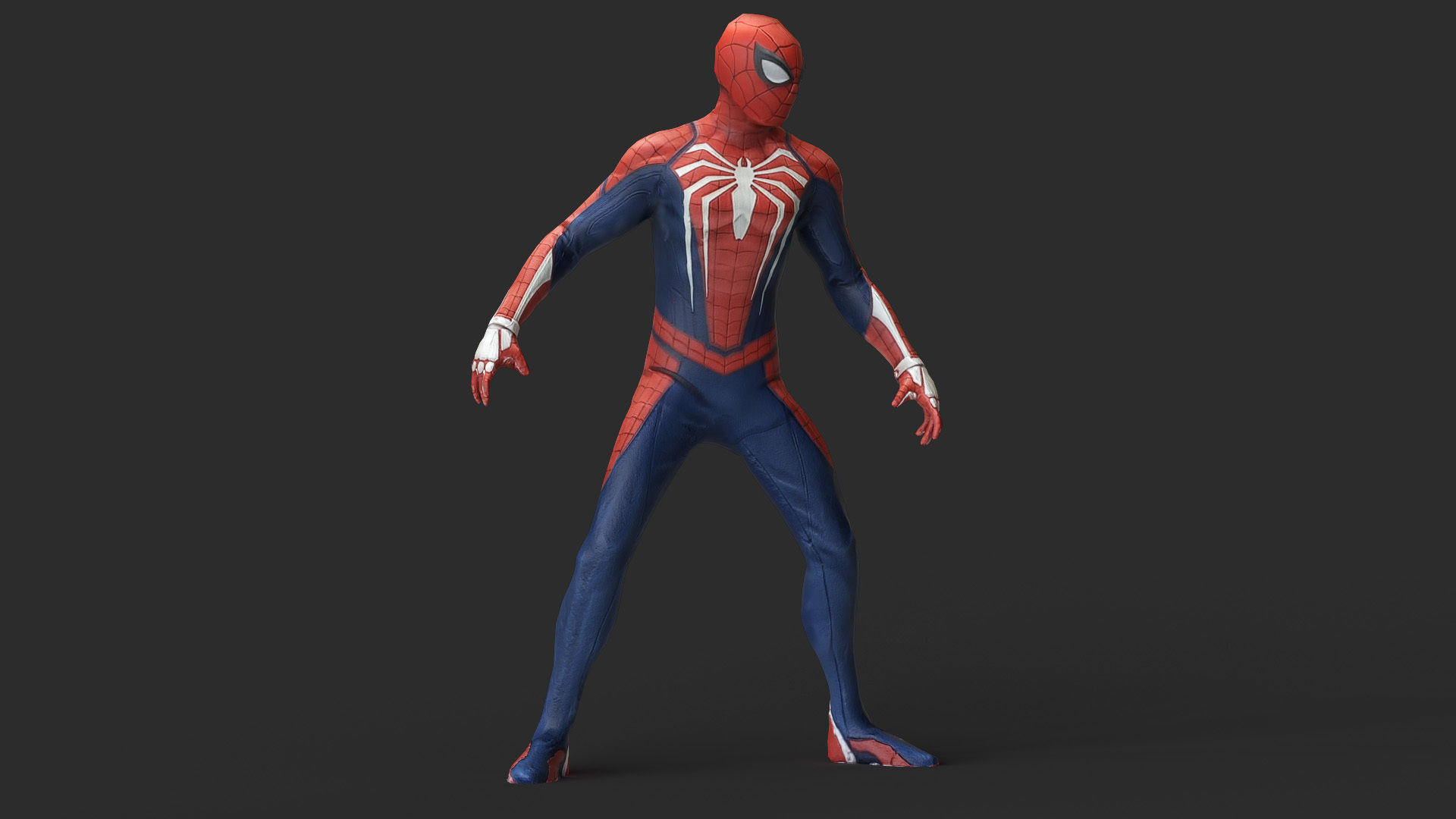 Spider Man 3d Model Scan Low-poly 3D model_13