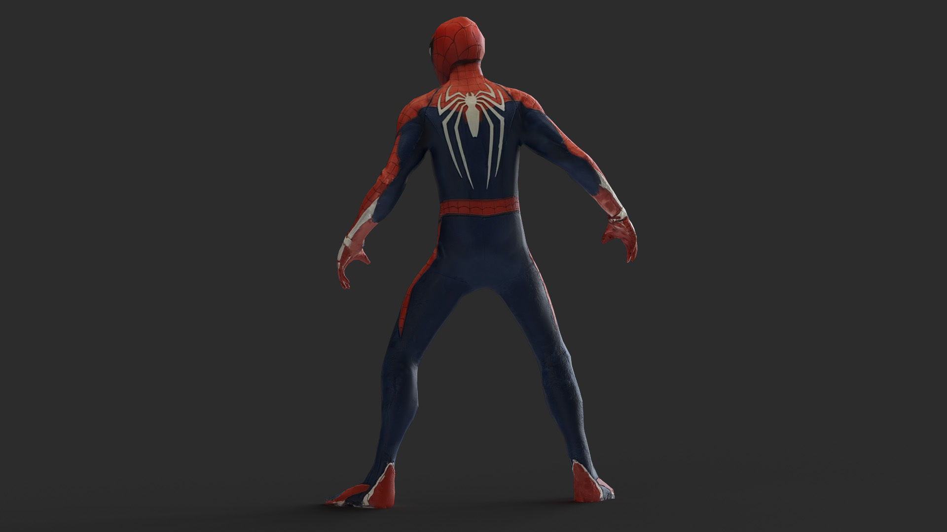Spider Man 3d Model Scan Low-poly 3D model_26