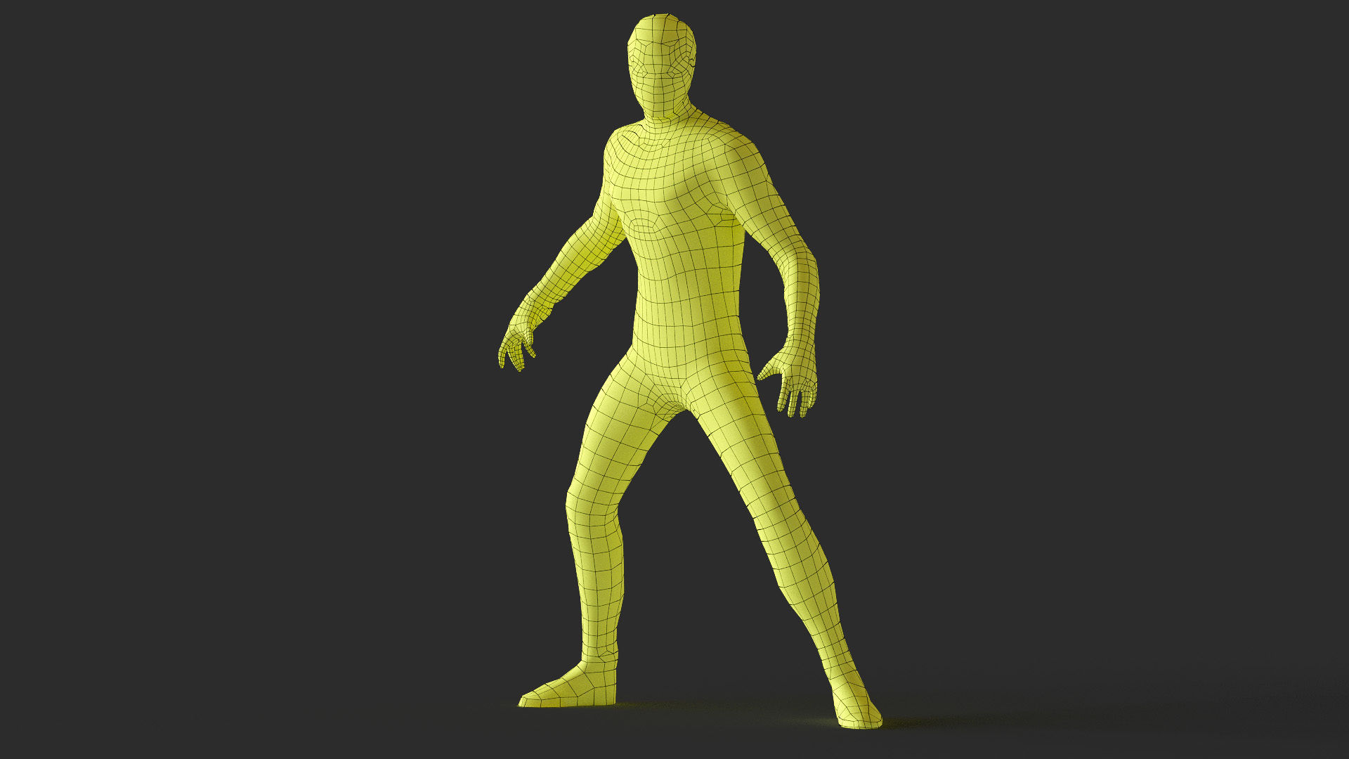 Spider Man 3d Model Scan Low-poly 3D model_35