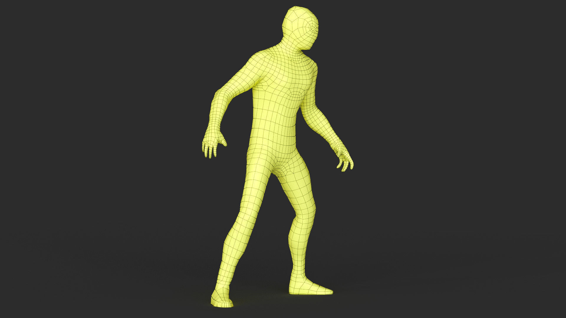 Spider Man 3d Model Scan Low-poly 3D model_33