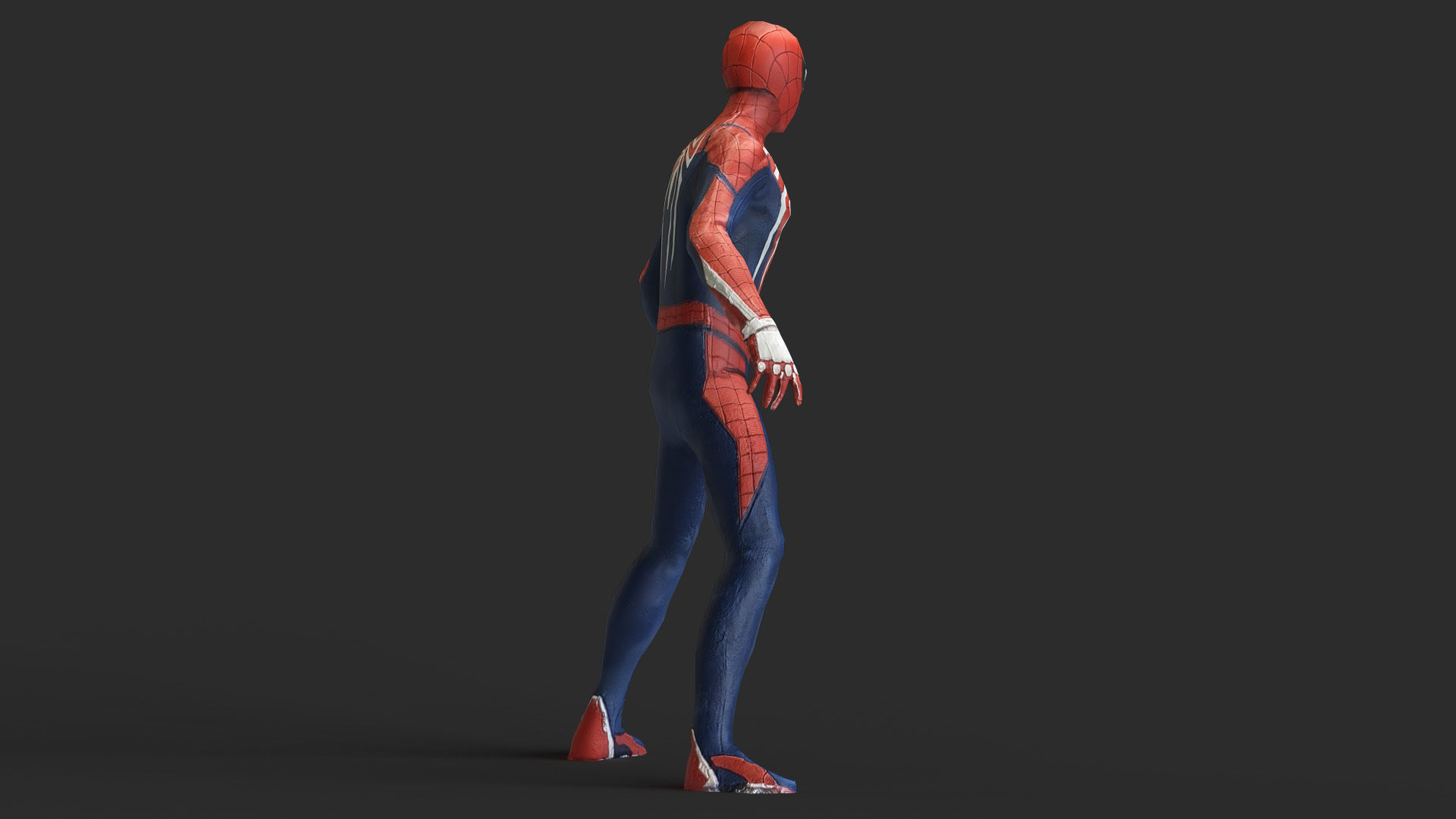 Spider Man 3d Model Scan Low-poly 3D model_7