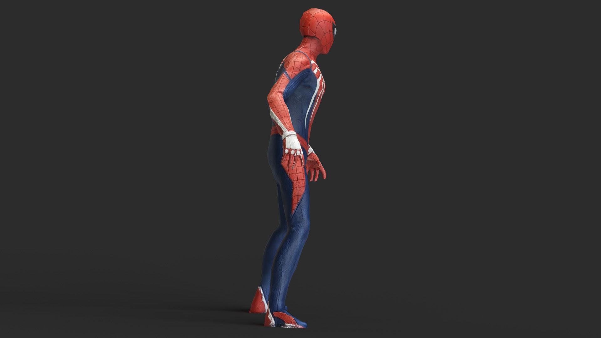 Spider Man 3d Model Scan Low-poly 3D model_8