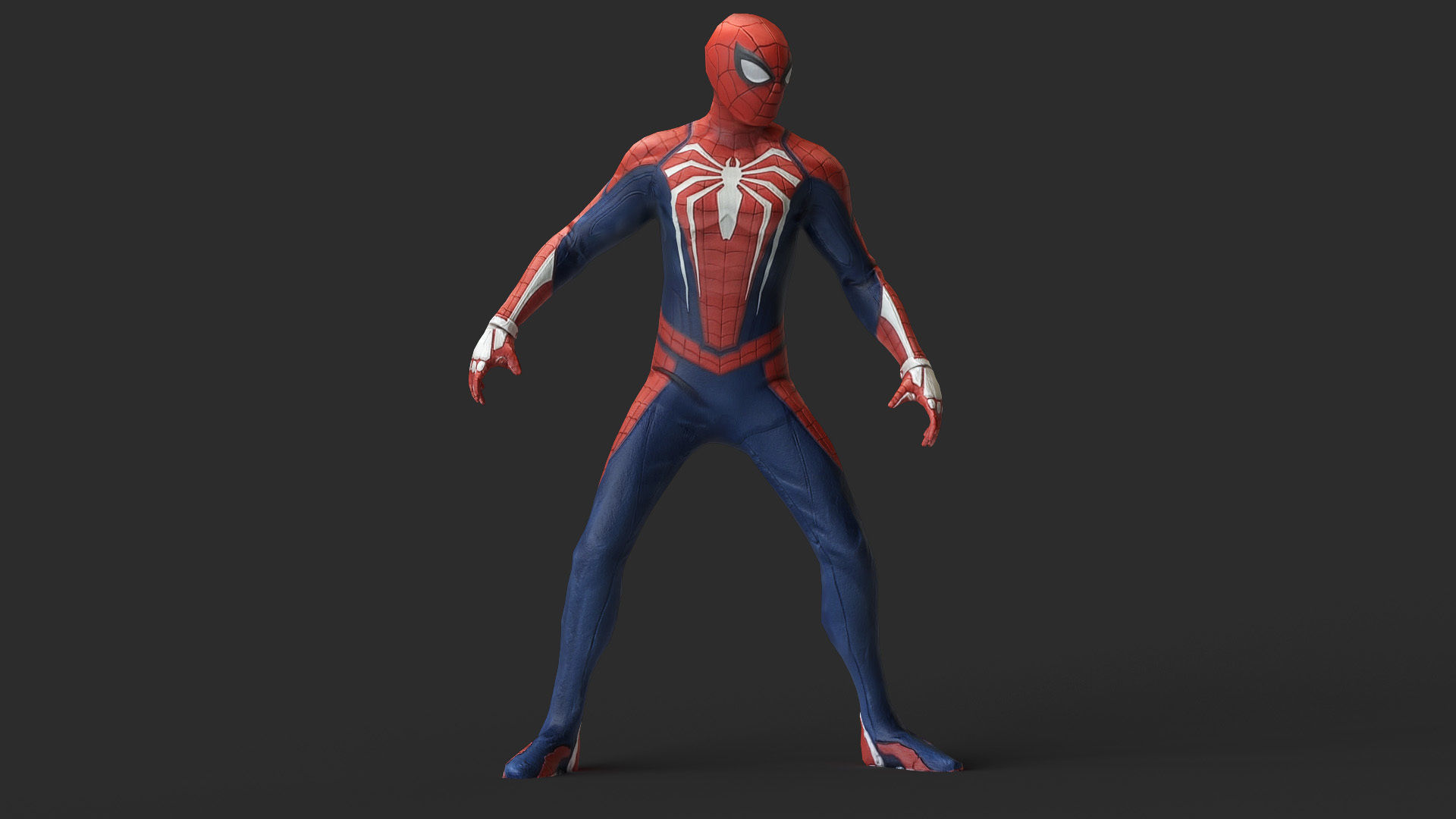 Spider Man 3d Model Scan Low-poly 3D model_14