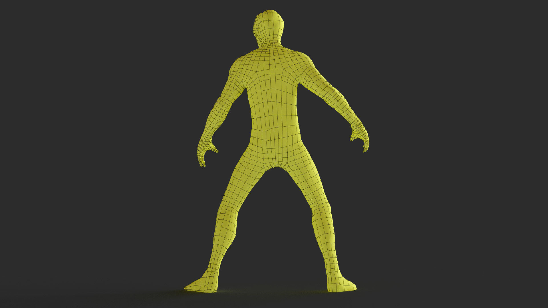 Spider Man 3d Model Scan Low-poly 3D model_40