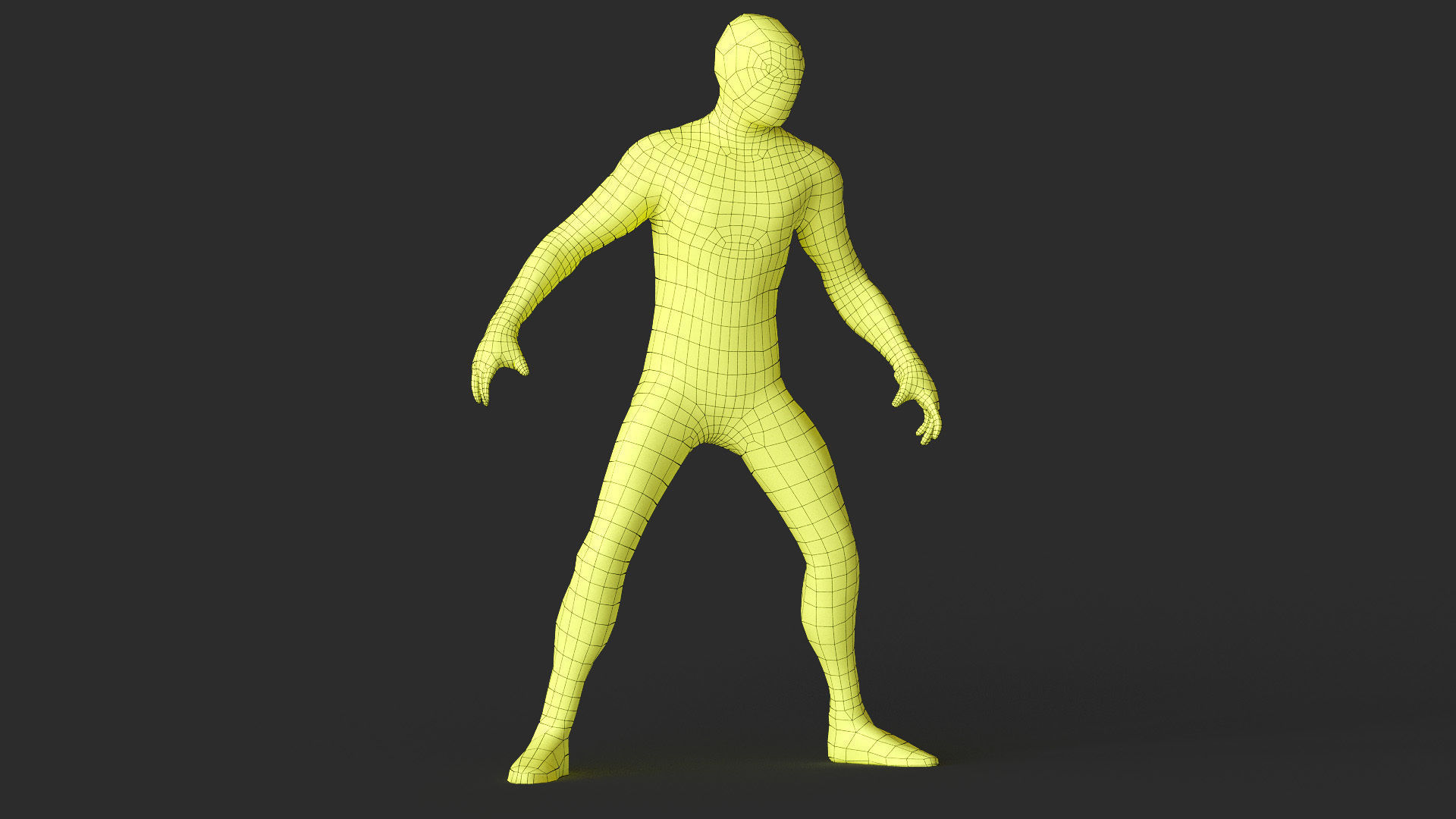 Spider Man 3d Model Scan Low-poly 3D model_3