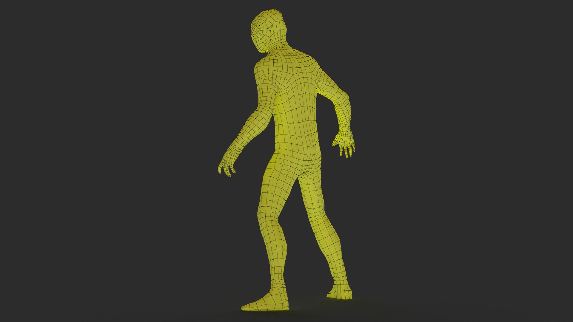 Spider Man 3d Model Scan Low-poly 3D model_38