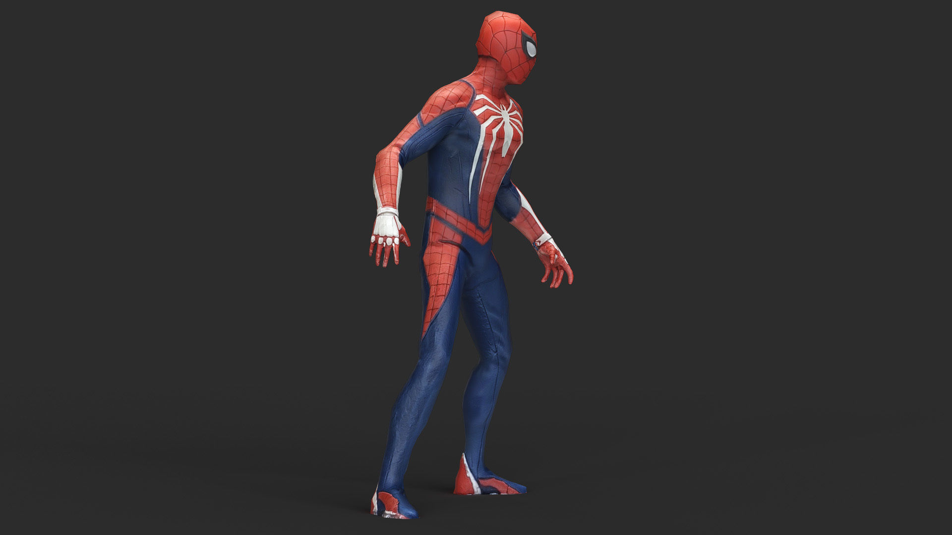 Spider Man 3d Model Scan Low-poly 3D model_10