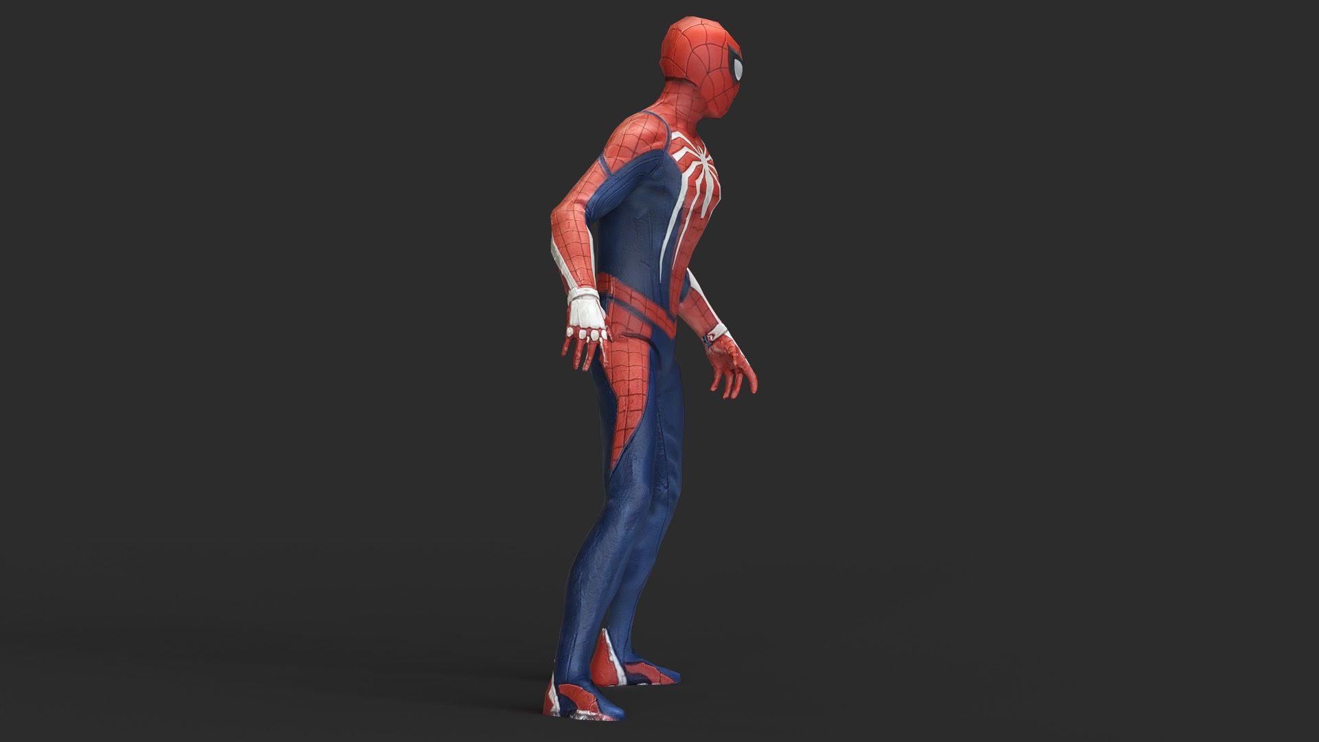 Spider Man 3d Model Scan Low-poly 3D model_9