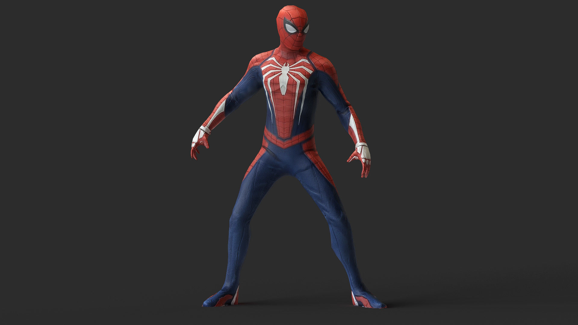 Spider Man 3d Model Scan Low-poly 3D model_15