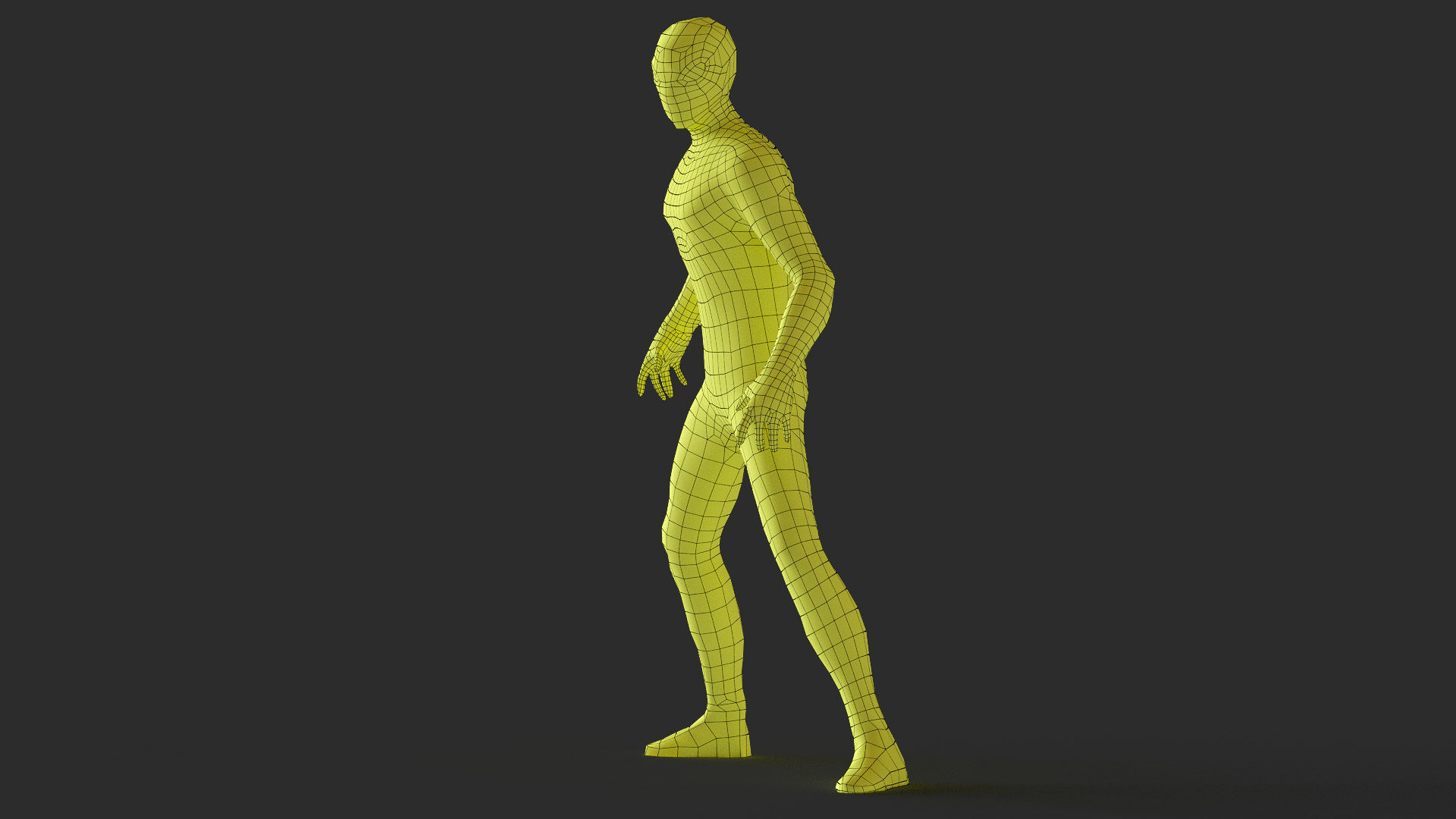 Spider Man 3d Model Scan Low-poly 3D model_36