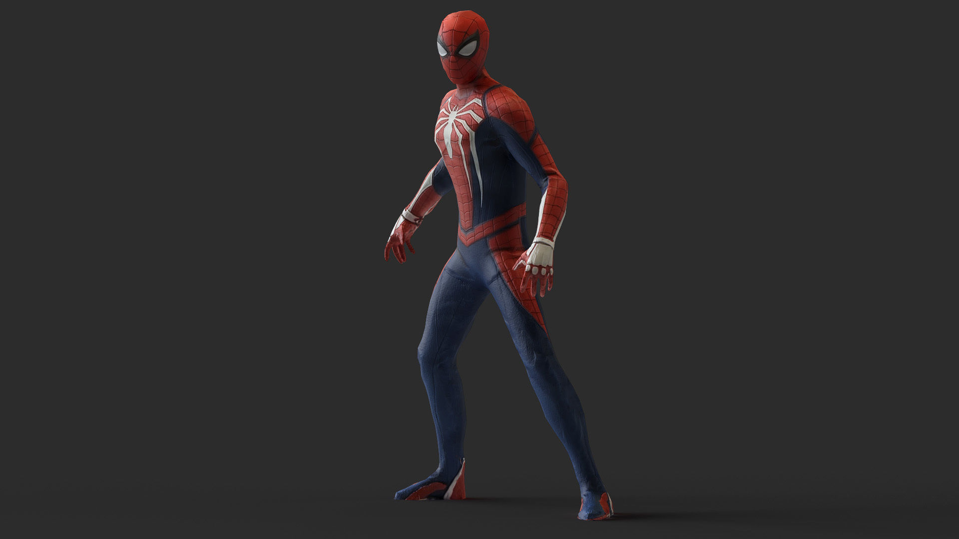 Spider Man 3d Model Scan Low-poly 3D model_18