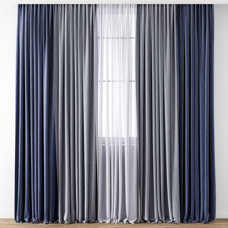 Curtain 136 3D model_3