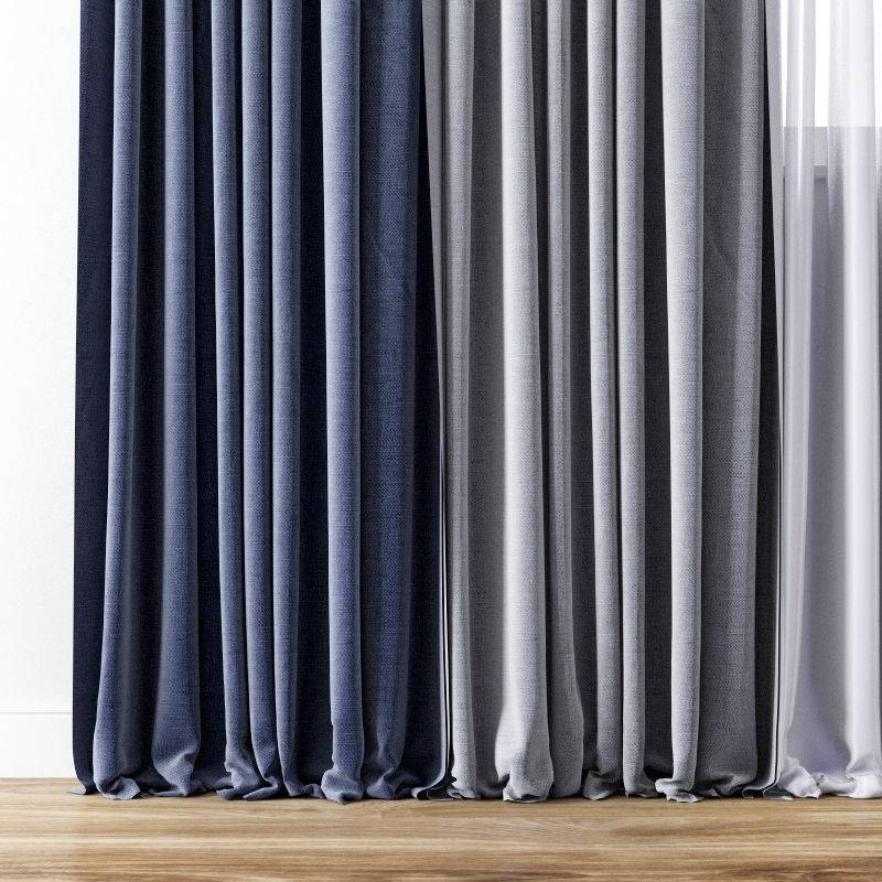 Curtain 136 3D model_1