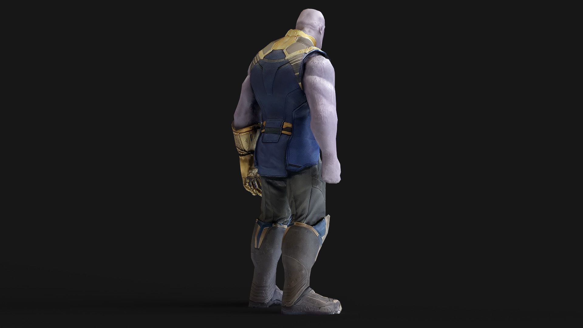 Thanos 3d Model Scan Low-poly 3D model_9