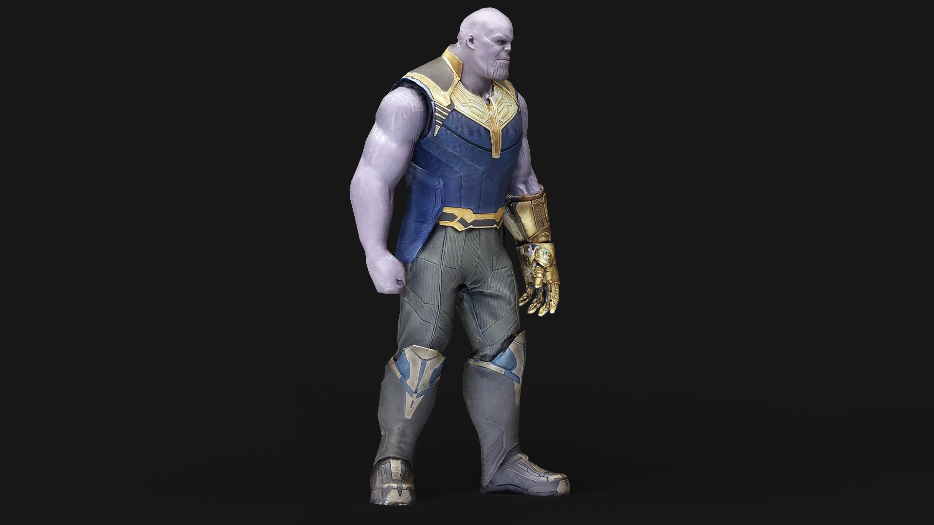Thanos 3d Model Scan Low-poly 3D model_15