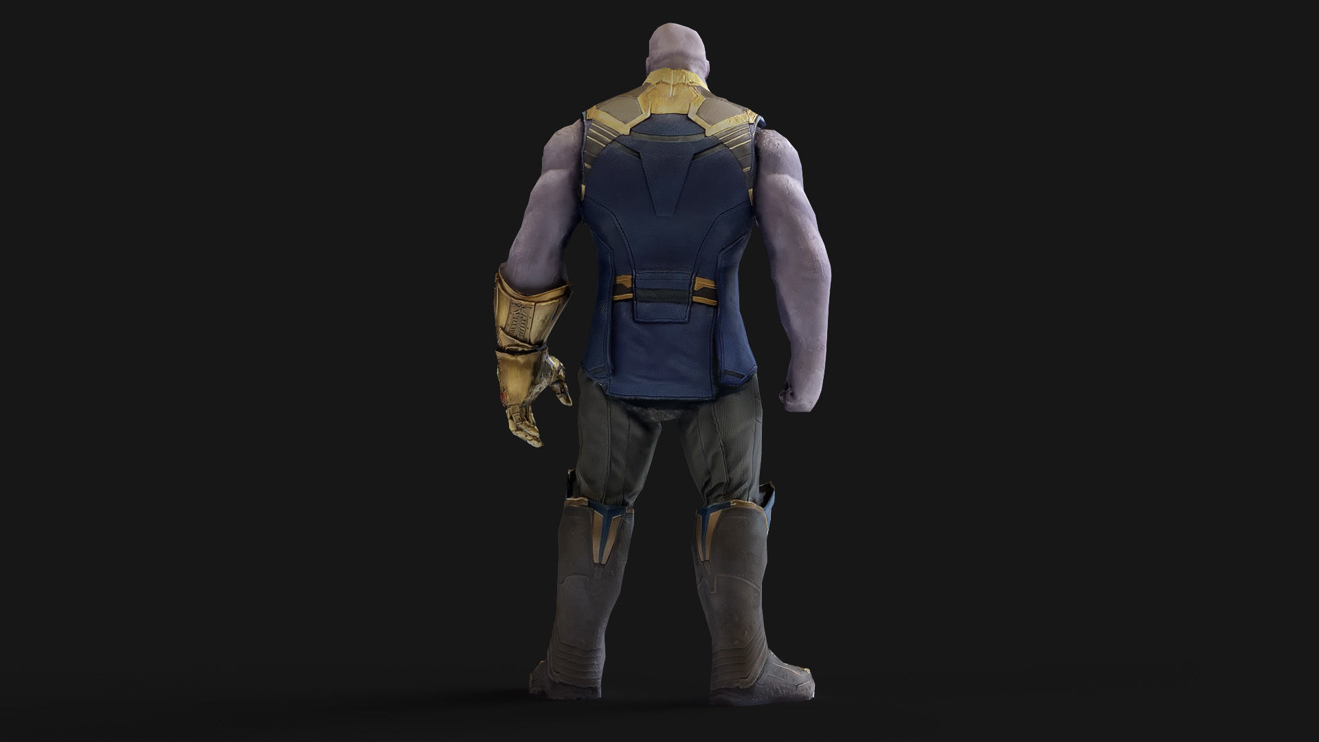 Thanos 3d Model Scan Low-poly 3D model_28