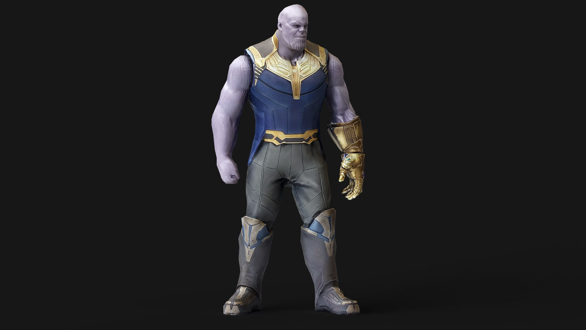 Thanos 3d Model Scan Low-poly 3D model_4