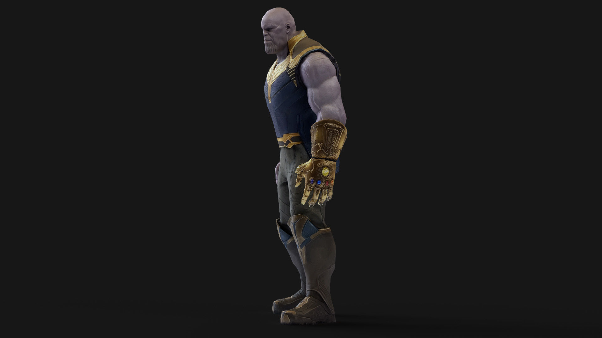 Thanos 3d Model Scan Low-poly 3D model_20