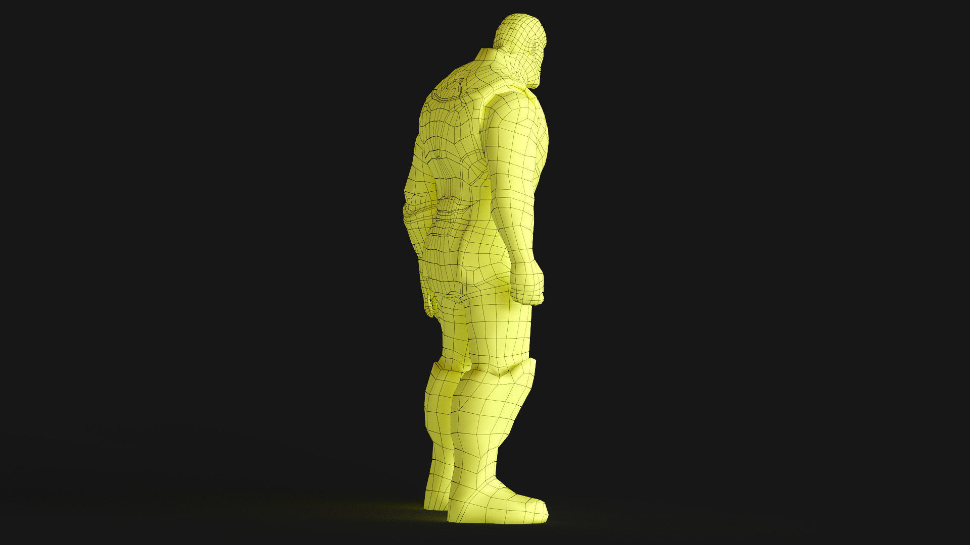 Thanos 3d Model Scan Low-poly 3D model_31