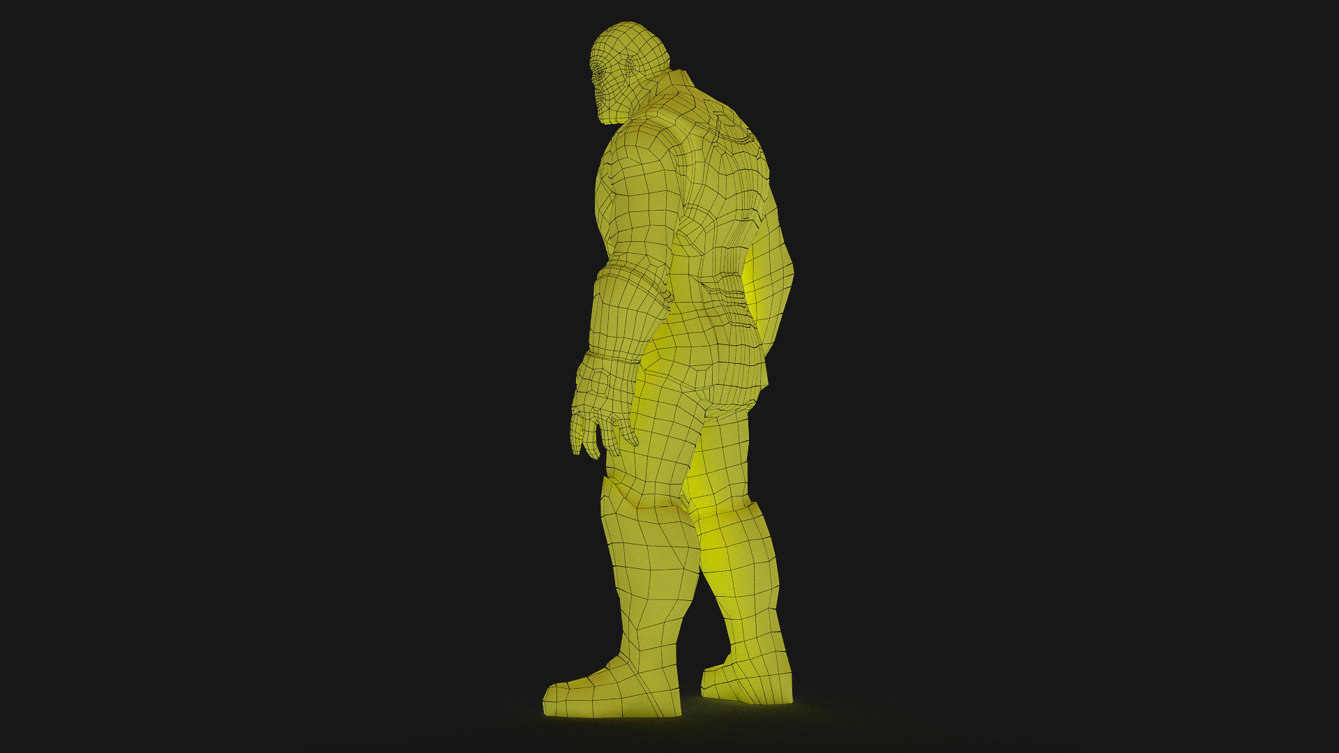 Thanos 3d Model Scan Low-poly 3D model_38