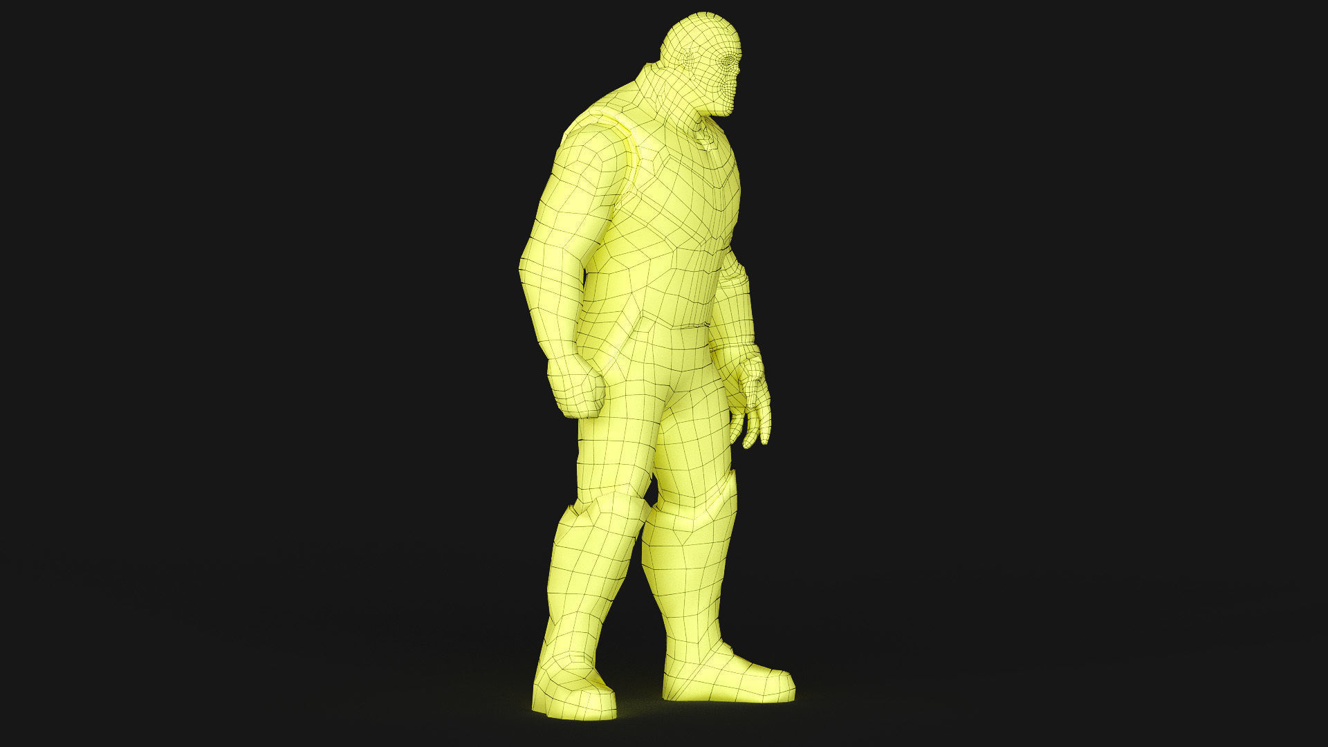 Thanos 3d Model Scan Low-poly 3D model_33