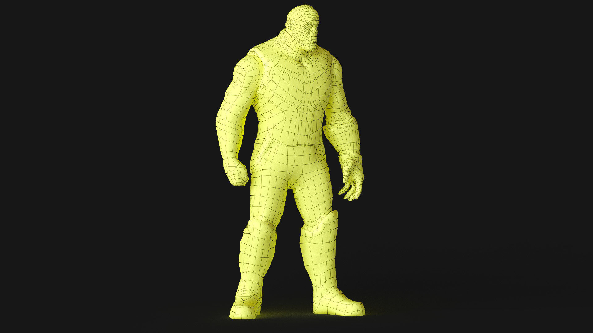 Thanos 3d Model Scan Low-poly 3D model_6