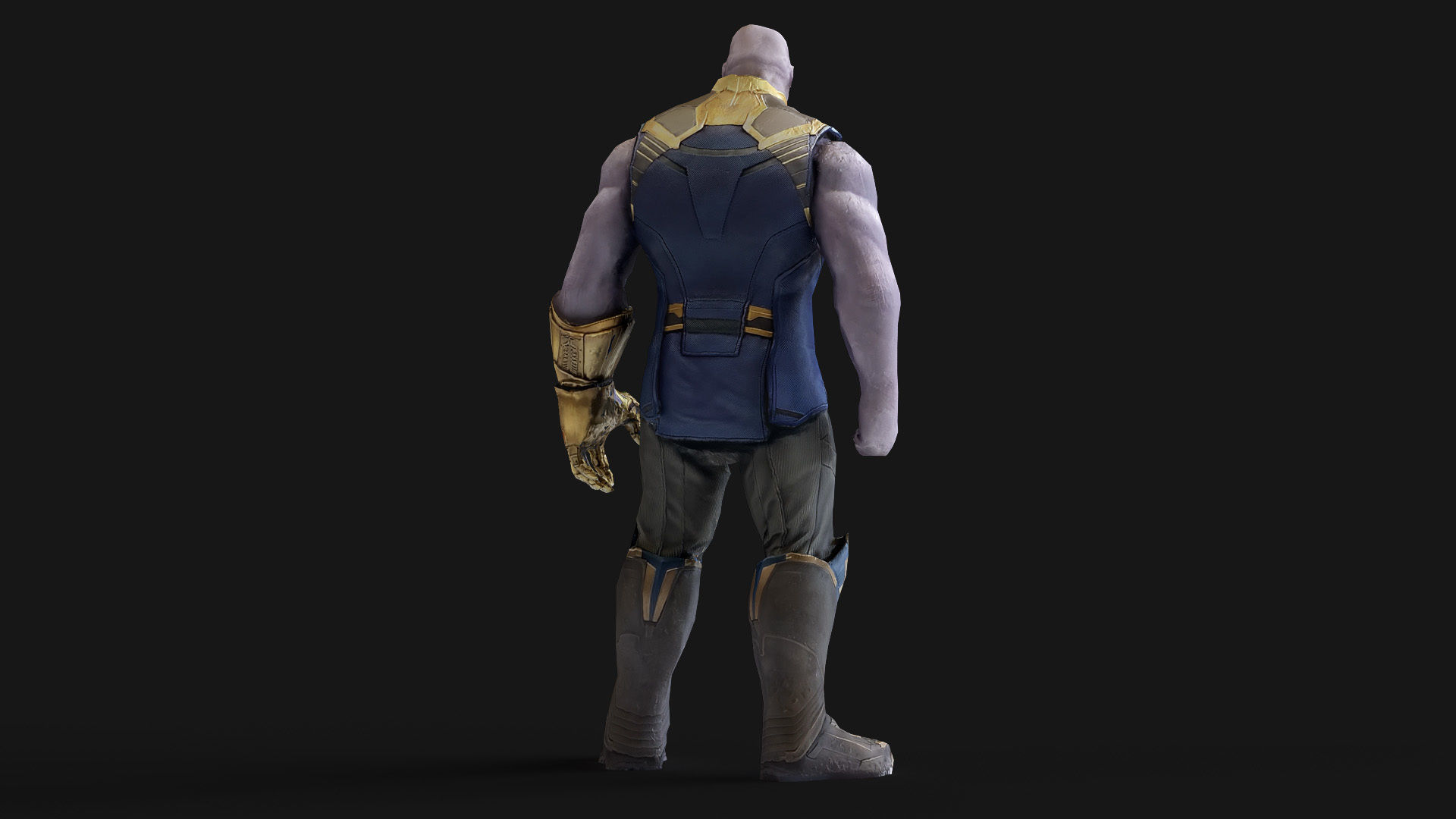 Thanos 3d Model Scan Low-poly 3D model_5