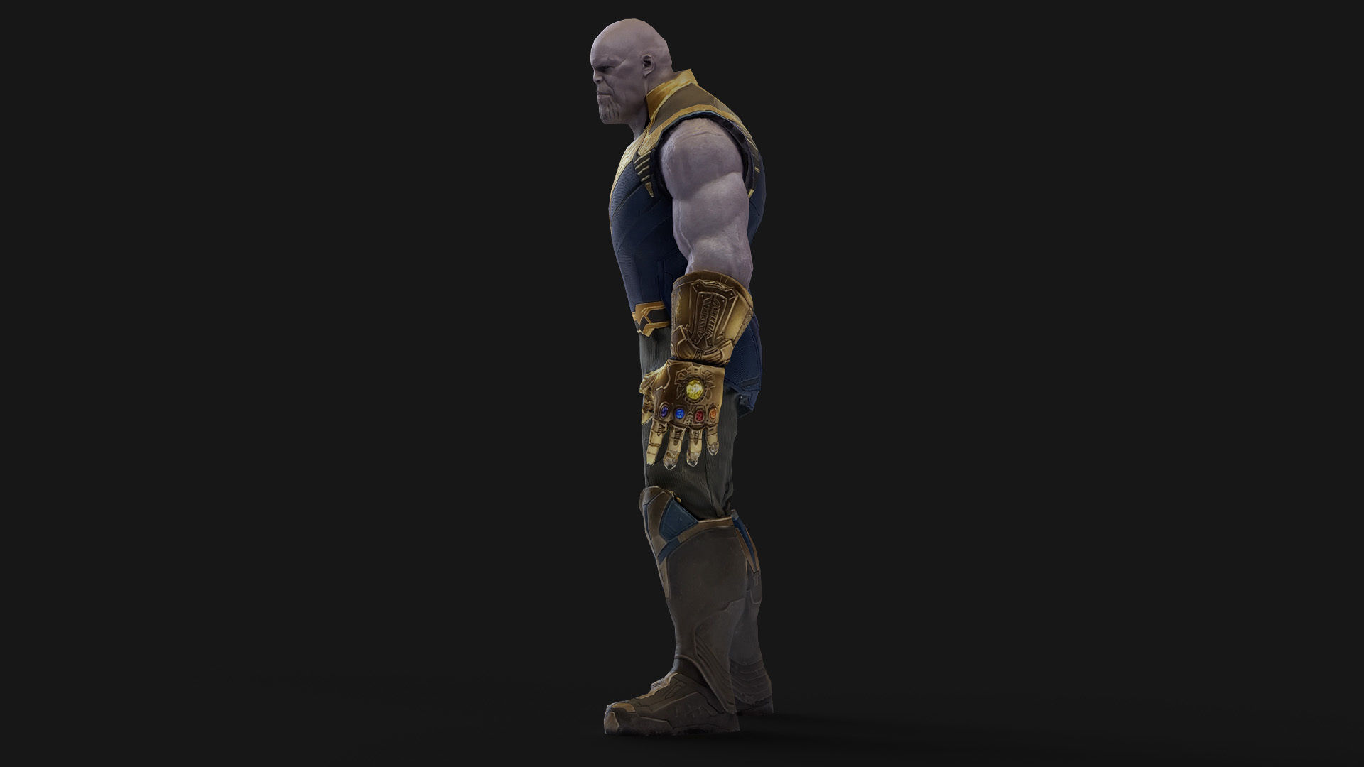Thanos 3d Model Scan Low-poly 3D model_21